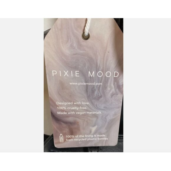 ZOE CROSSBODY by Pixie Mood - BLACK - Cruelty Free - Vegan Leather - Picture 10 of 12